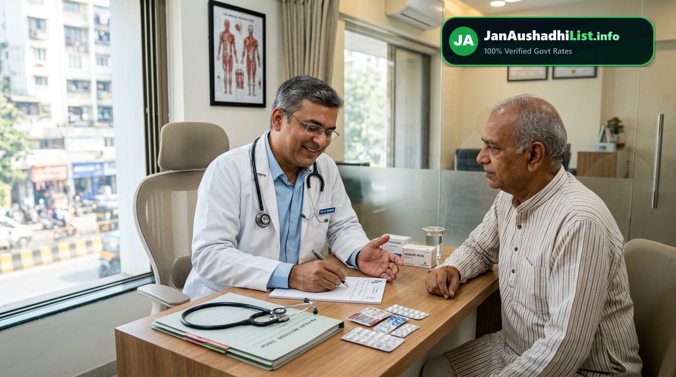 डॉक्टर से जेनेरिक दवा की पर्ची (Prescription) कैसे मांगें? बिना झिझक बात करने के 5 आसान तरीके (2026 गाइड) — Jan Aushadhi Guide